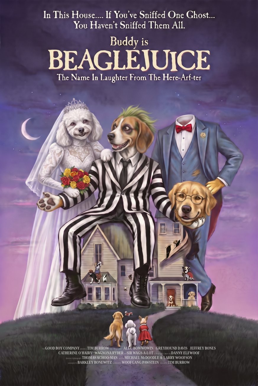 Beaglejuice pet movie poster